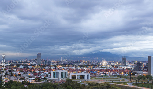 Night landscape of the Angelopolis