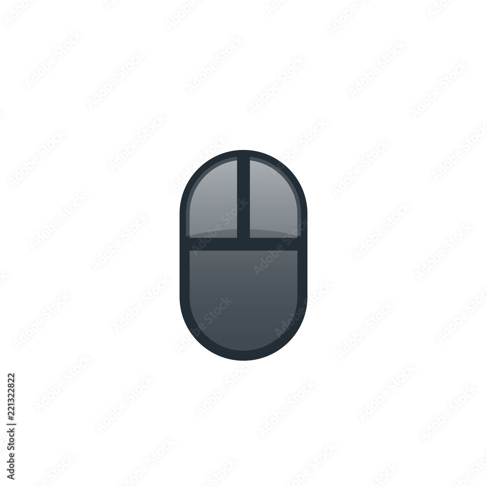Wireless computer mouse icon
