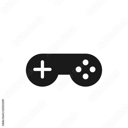 Gamepad silhouette icon