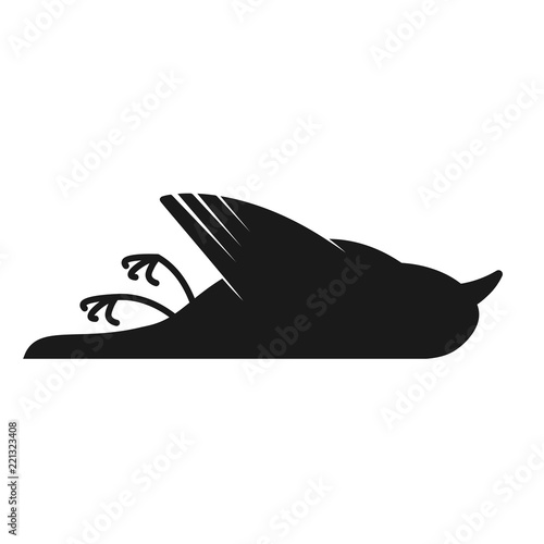 Dead Bird filled outline icon