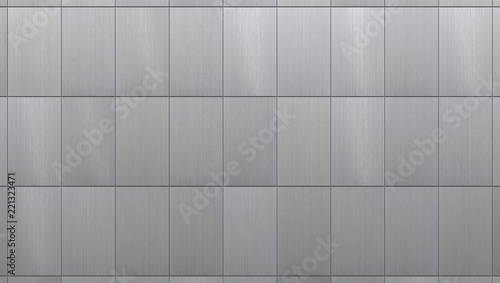 Tiled Metal Background (3d illustration)