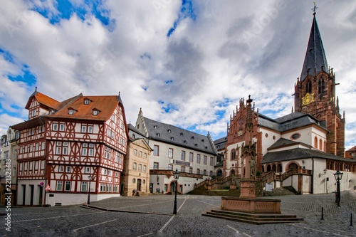 Obraz na płótnie Altstadt Aschaffenburg, Bayern, Deutschland w salonie