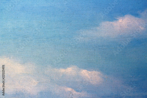 Abstract painting. Painting with oils on canvas for the background of a major stroke.