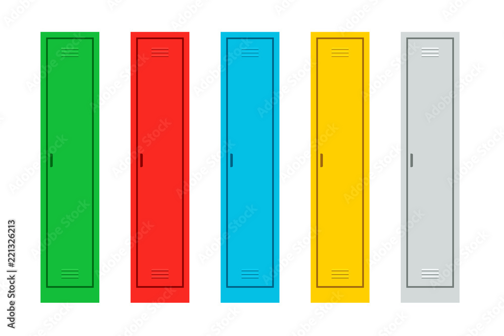 Colorful Metal Lockers set Colorful Metal Lockers set