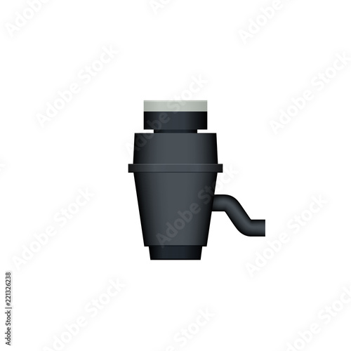 Garbage disposal unit icon