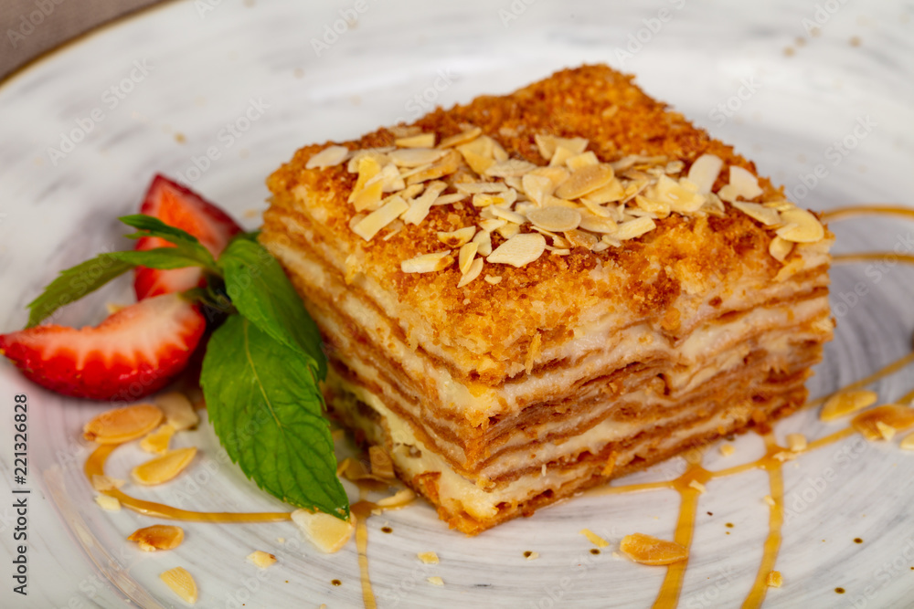 Layered honey cake Layered honey cake