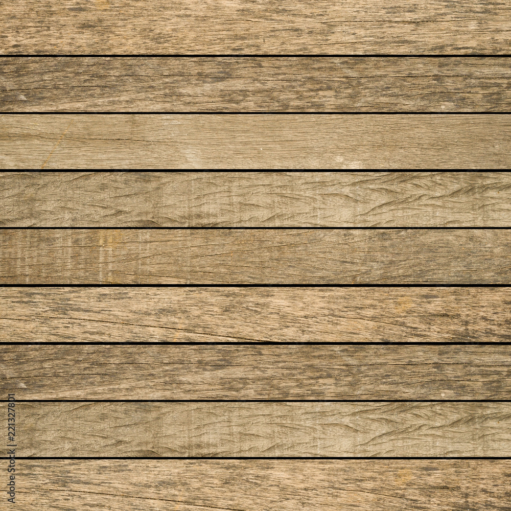 Fototapeta premium vintage wood texture background:old wooden panel tile horizontal line row backdrop