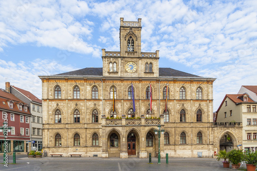 Town hall Weimar in Germany, UNESCO World Heritage Site