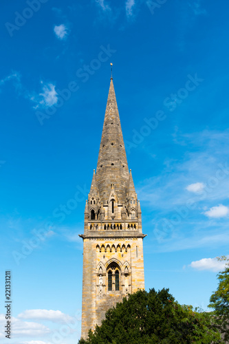 The Spire of Llandaff Cathedral in Cardiff photo