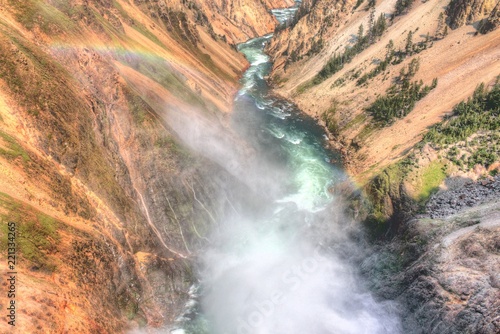 Yellowstone is a Popular National Park in Montana, Wyoming, and Idaho