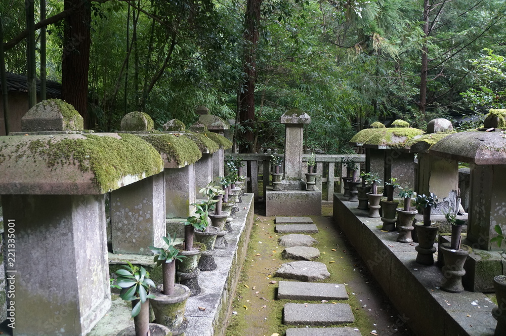 Zen-Garden in Kyoto: Steingarten