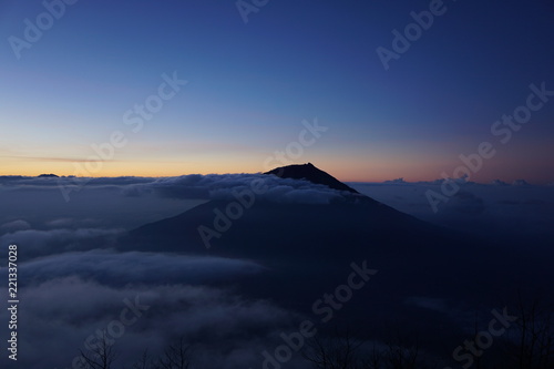 morning at the top of Mount Sindoro