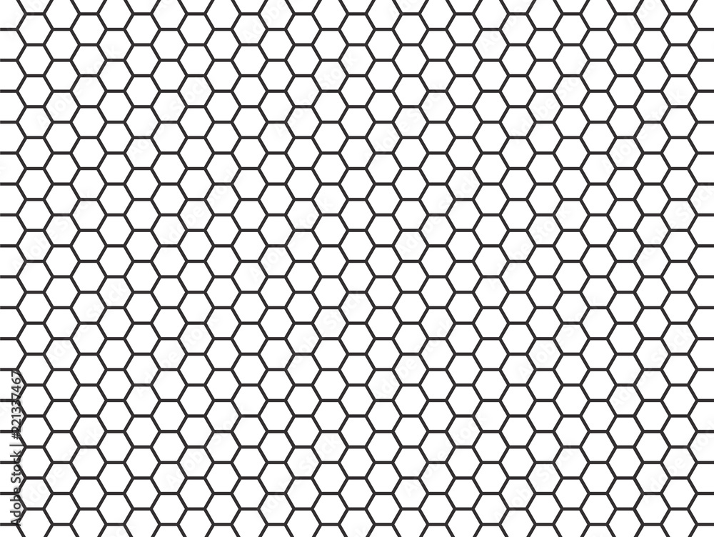 black and white hexagonal pattern- vector illustration black and white hexagonal pattern- vector illustration
