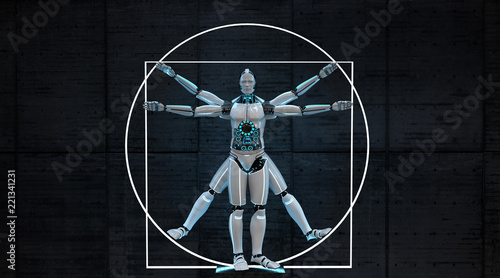 Vitruvian Robot photo