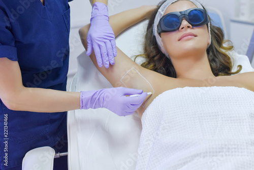 Preparation for diode laser hair removal