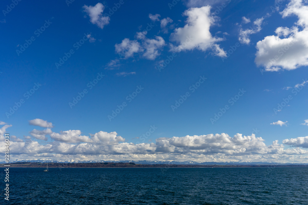 Bright Sunny Day in Lake Neuchatel Bright Sunny Day in Lake Neuchatel