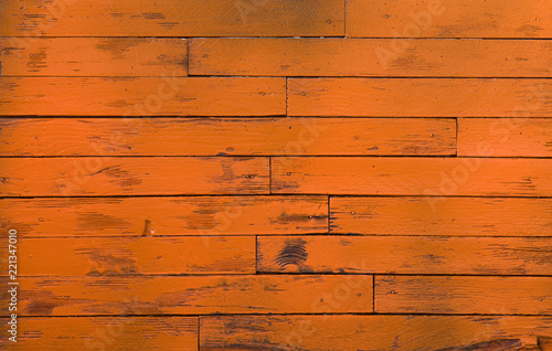 Wallpaper Mural happy wooden orange Halloween background, holiday concept Torontodigital.ca