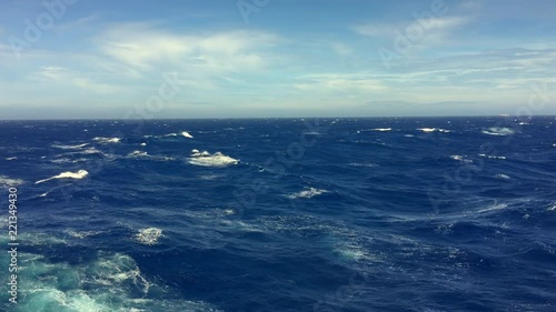 Rough seas