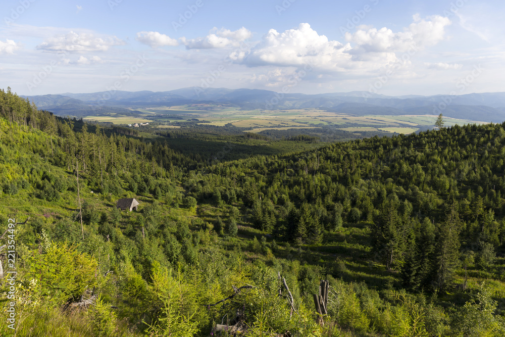 View on mountain Peaks and alpine Landscape of the High Tatras, Slovakia View on mountain Peaks and alpine Landscape of the High Tatras, Slovakia