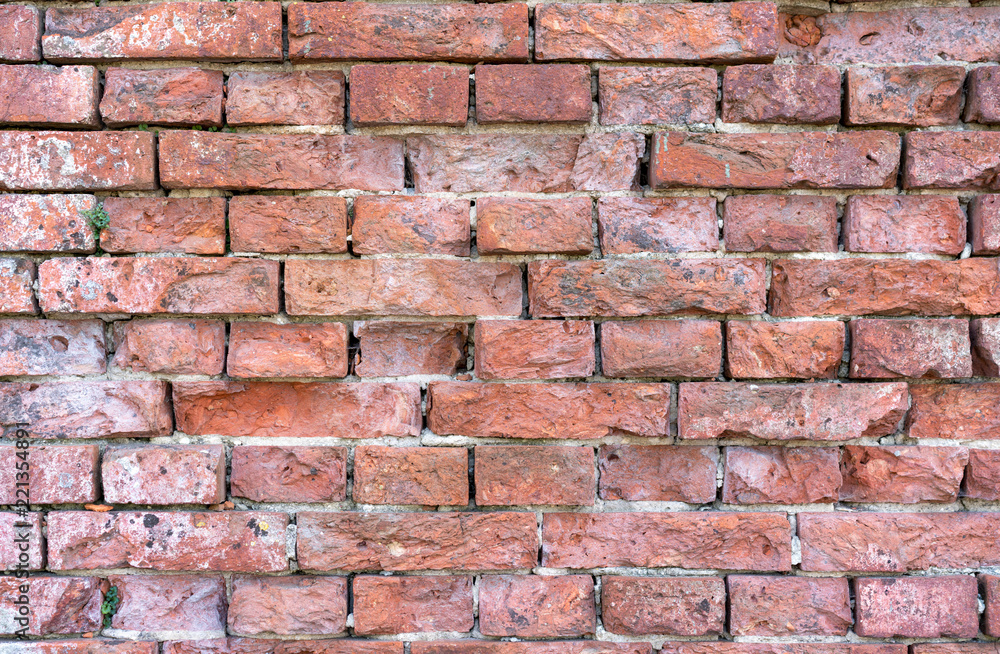 Obraz premium Background of old vintage dirty brick wall