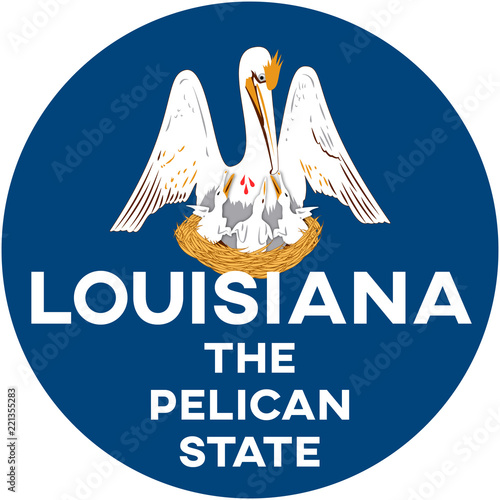 louisiana: the pelican state | digital badge