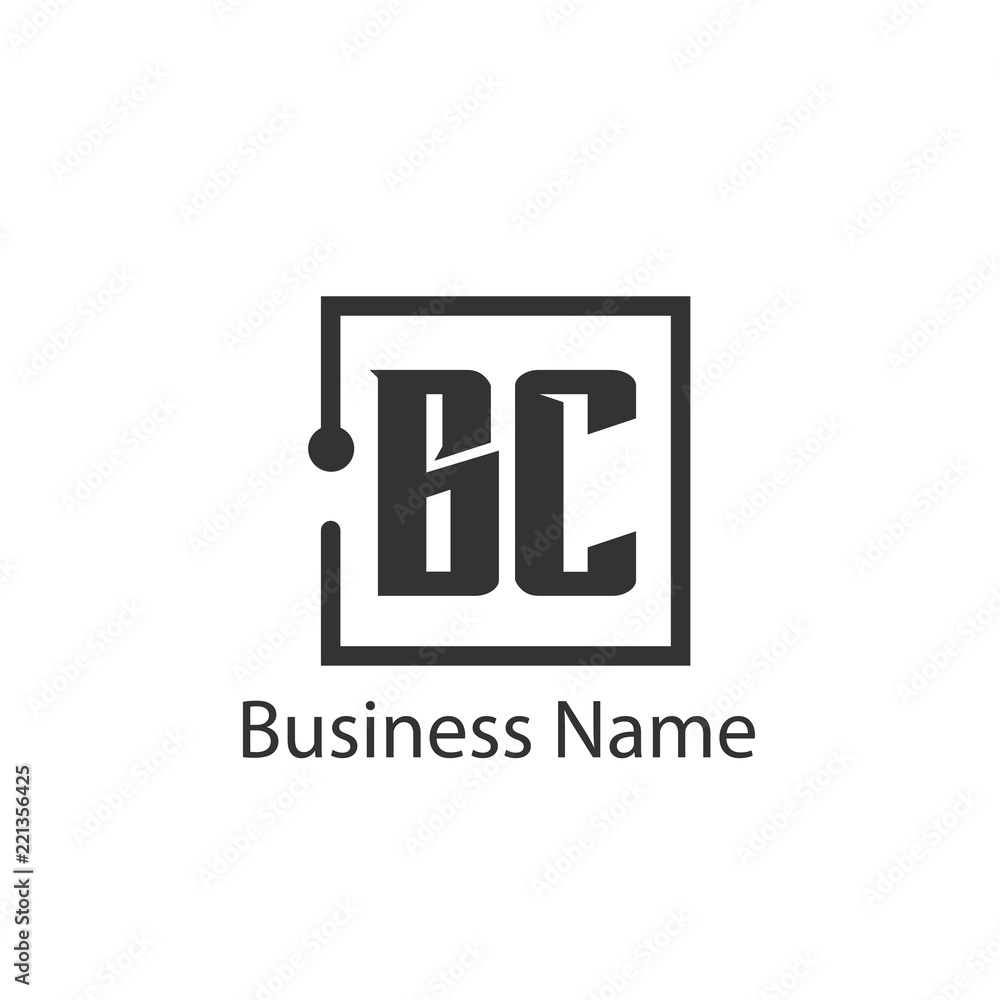 Initial Letter BC Logo Template Design Initial Letter BC Logo Template Design