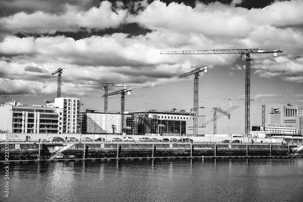 Fototapeta premium city on the river