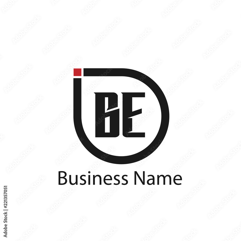 Initial Letter BE Logo Template Design Initial Letter BE Logo Template Design