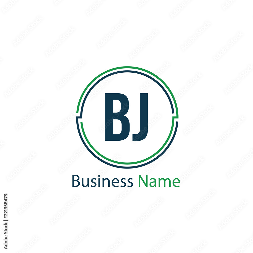 Initial Letter BJ Logo Template Design Initial Letter BJ Logo Template Design