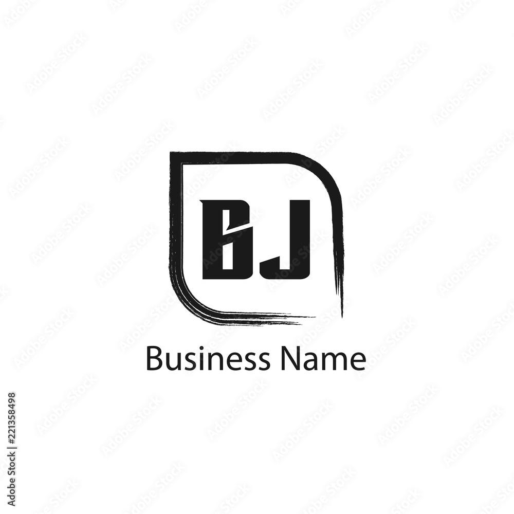 Initial Letter BJ Logo Template Design Initial Letter BJ Logo Template Design