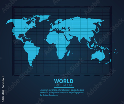 World modern background