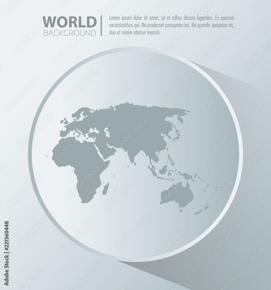 World modern background