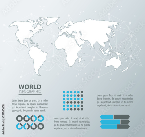 World infographic concept