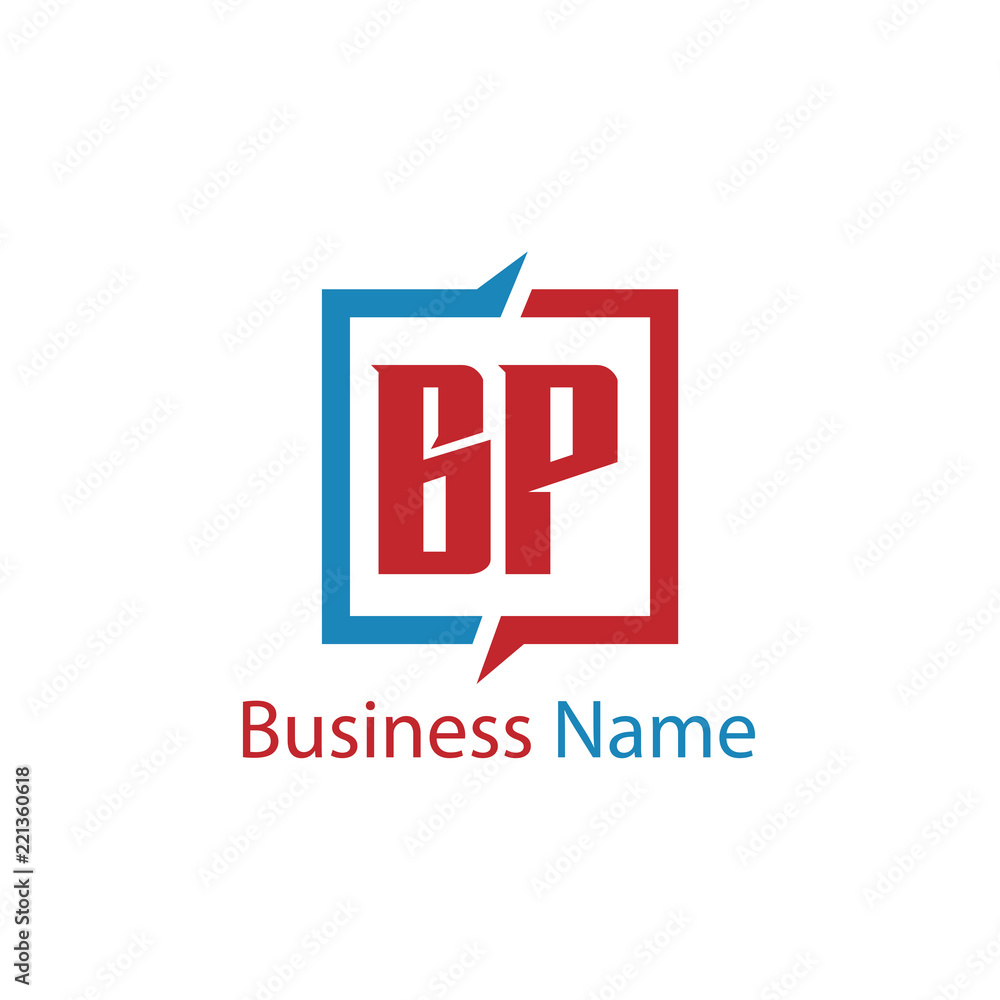 Obraz premium Initial Letter BP Logo Template Design