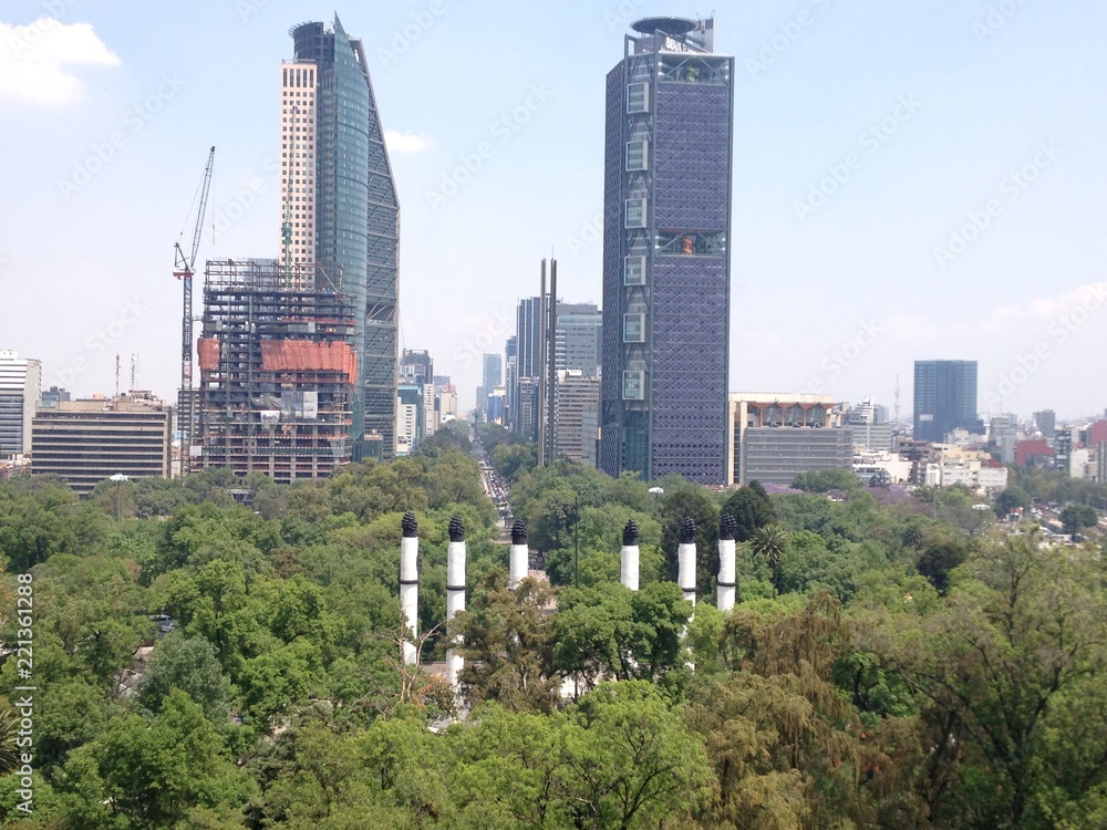 Naklejka premium mexico city