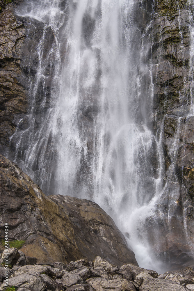 Parcines Waterfall in Vinschgau, South Tyrol Parcines Waterfall in Vinschgau, South Tyrol