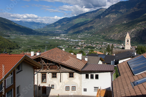 View over Vinschgau from Tarres