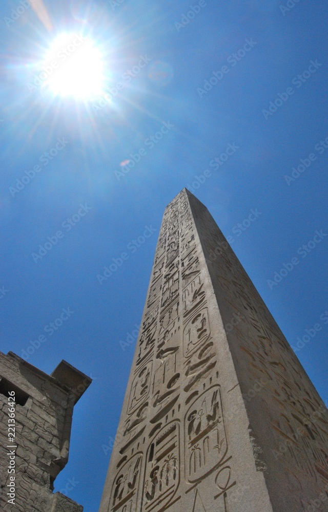 Ancient Obelisk, Luxor Temple, Egypt