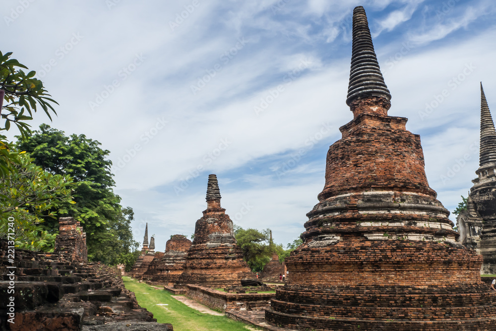 Wat Phra Si Sanphet , Ayutthaya Thailand - ancient city and historical place