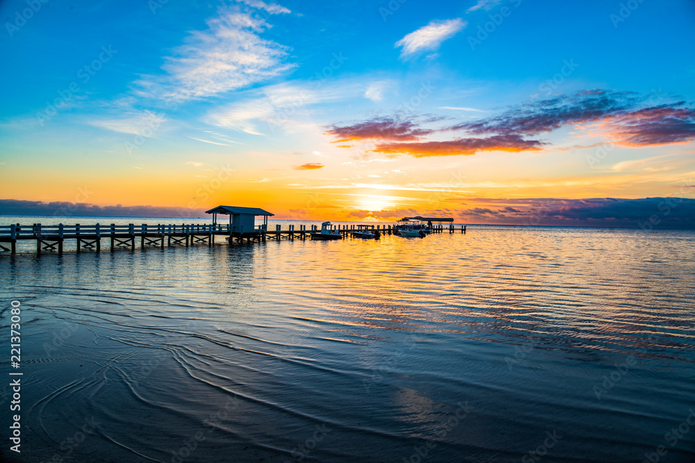 Florida Keys Sunrise - obrazy, fototapety, plakaty 