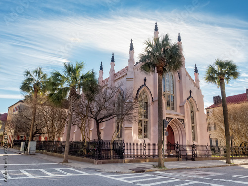 Valokuvatapetti French Huguenot Church in Charleston, South Carolina