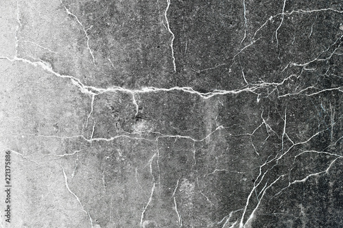 old cracked concrete wall