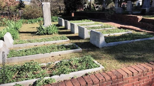 Graves at Oakland Cemetery in Atlanta photo