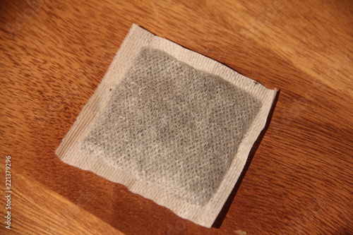 teabag on the table