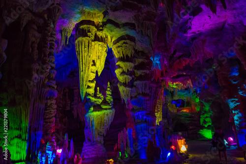  Beautiful view in the stalactite cave © YING