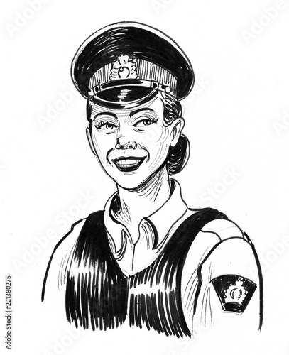 Photo Canadian policewoman