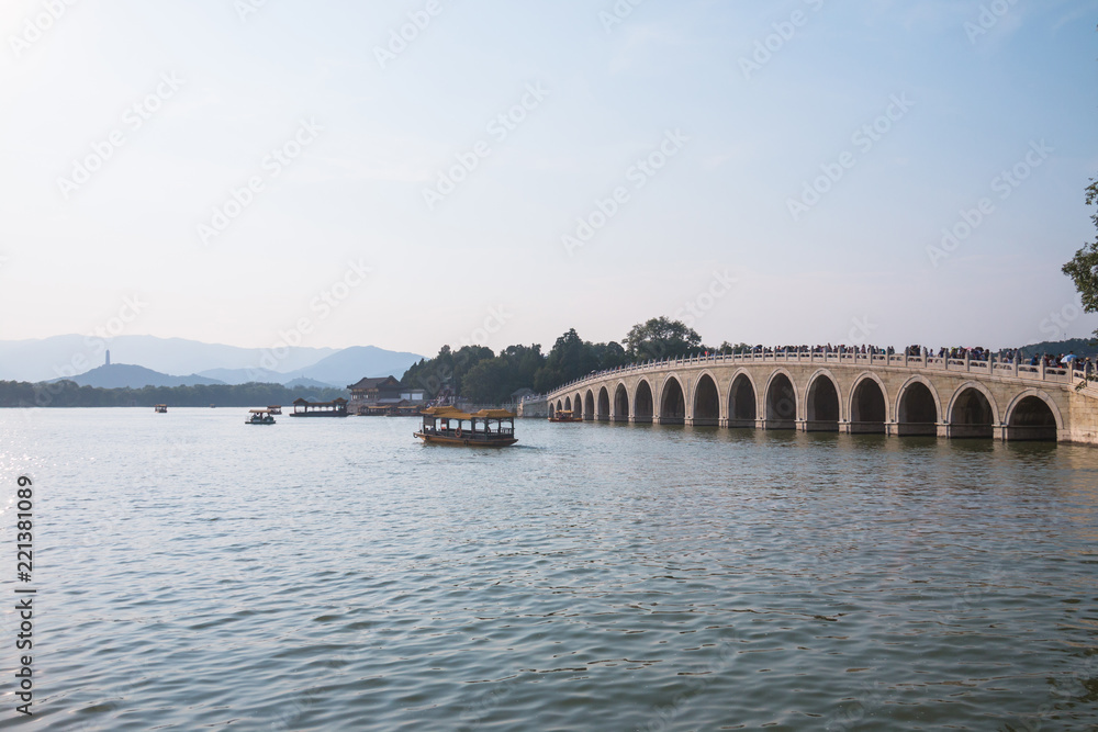 Beijing Summer Palace 17-hole bridge Beijing Summer Palace 17-hole bridge