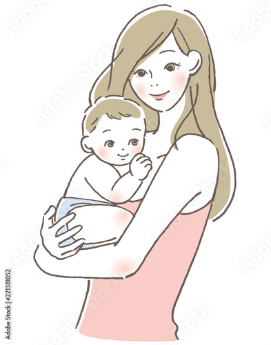 赤ちゃんと母親
