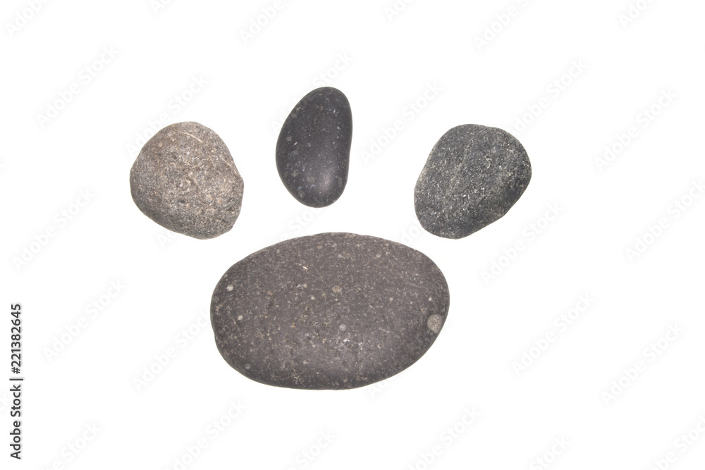 stone isolated on white background