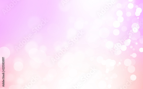 soft pink bokeh background beautiful bright light blurred glitter effect. decoration for your design